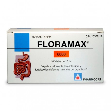 FLORAMAX 10 VIALES FHARMOCAT - Centro Dietético Escaleritas