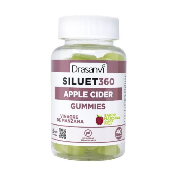 APPLE CIDER (VINAGRE DE SIDRA) GUMMIES SILUET 360 DRASANVI - Centro Dietético Escaleritas