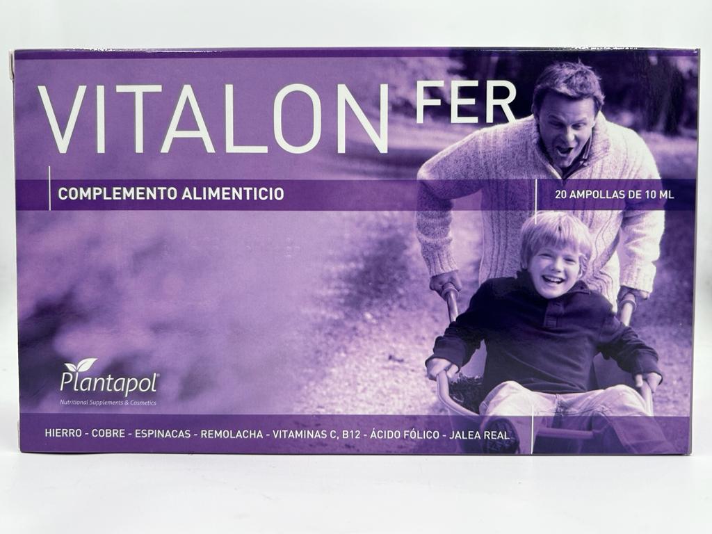 VITALON FER 20 AMPOLLAS PLANTAPOL - Centro Dietético Escaleritas